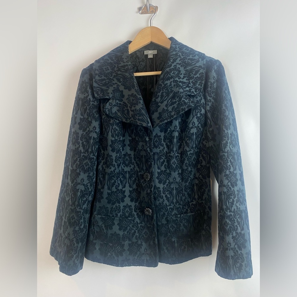 J. Jill Damask Velvet Blazer size‎ 10